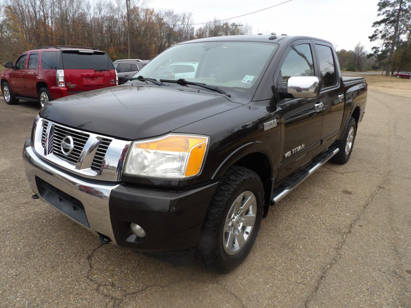 2015 Nissan Titan S Crew Cab 4WD (1N6BA0EC7FN) with an 5.6L V8 DOHC 32V FFV engine, 5-Speed Automatic transmission, located at 401 First NE, Bearden, AR, 71720, (870) 687-3414, 33.726528, -92.611519 - Photo#0